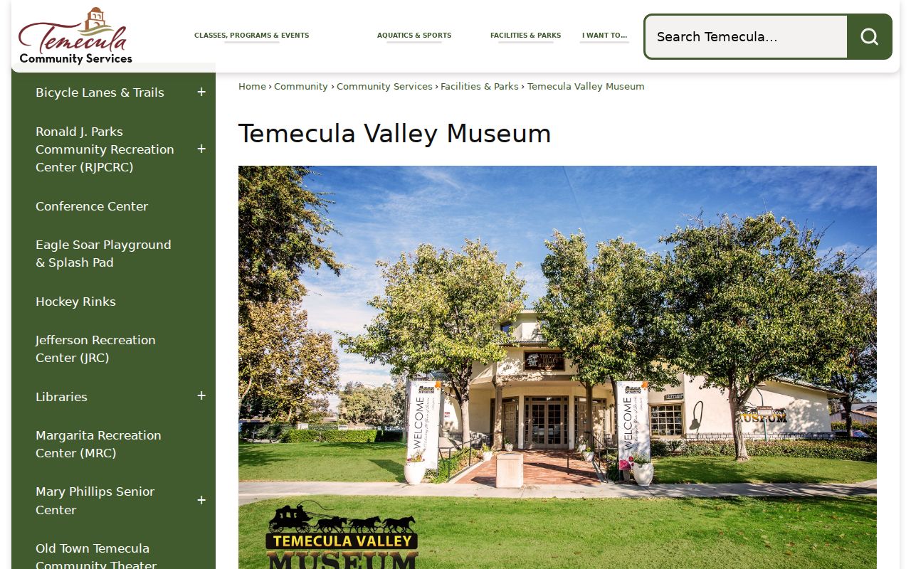 Temecula city directory Temecula Valley Museum research