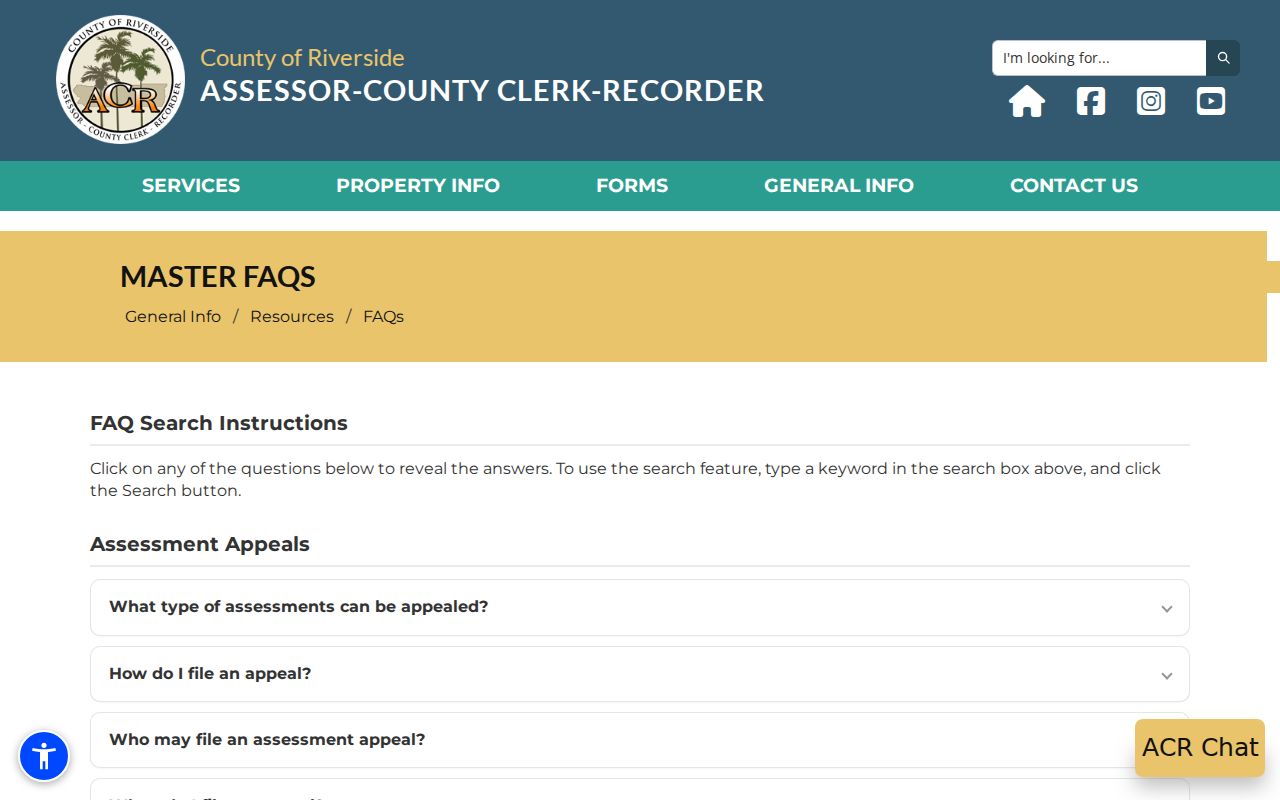 Temecula street directory assessor FAQ and owner search boundary