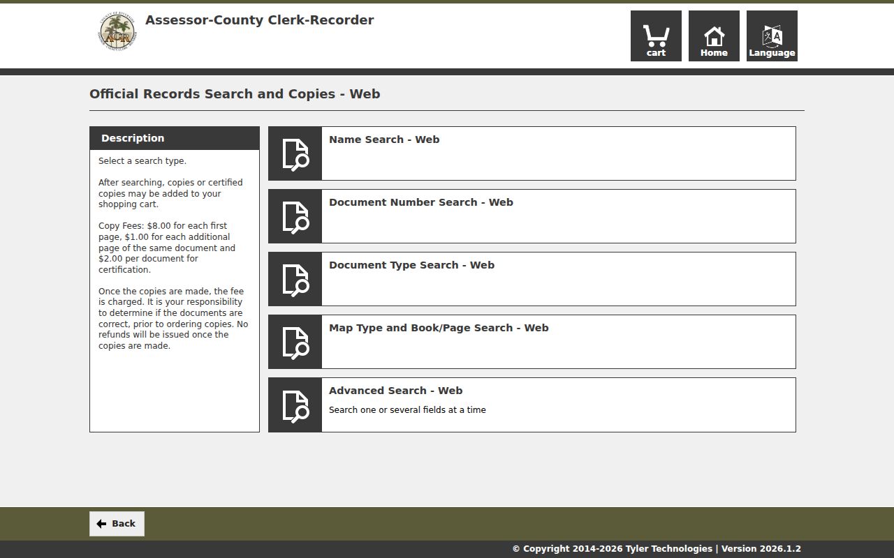 Temecula street directory Riverside recorder name search